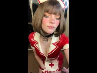 just a little glitch in my latex nurse outfit lol i think you should open the link for bdsm femdom sound